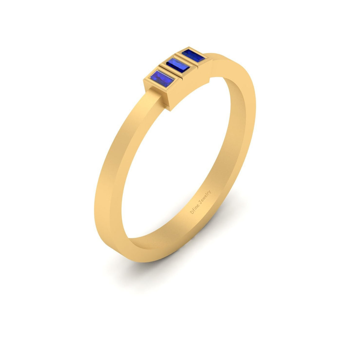SAPPHIRE BLUE ENGAGEMENT RING
