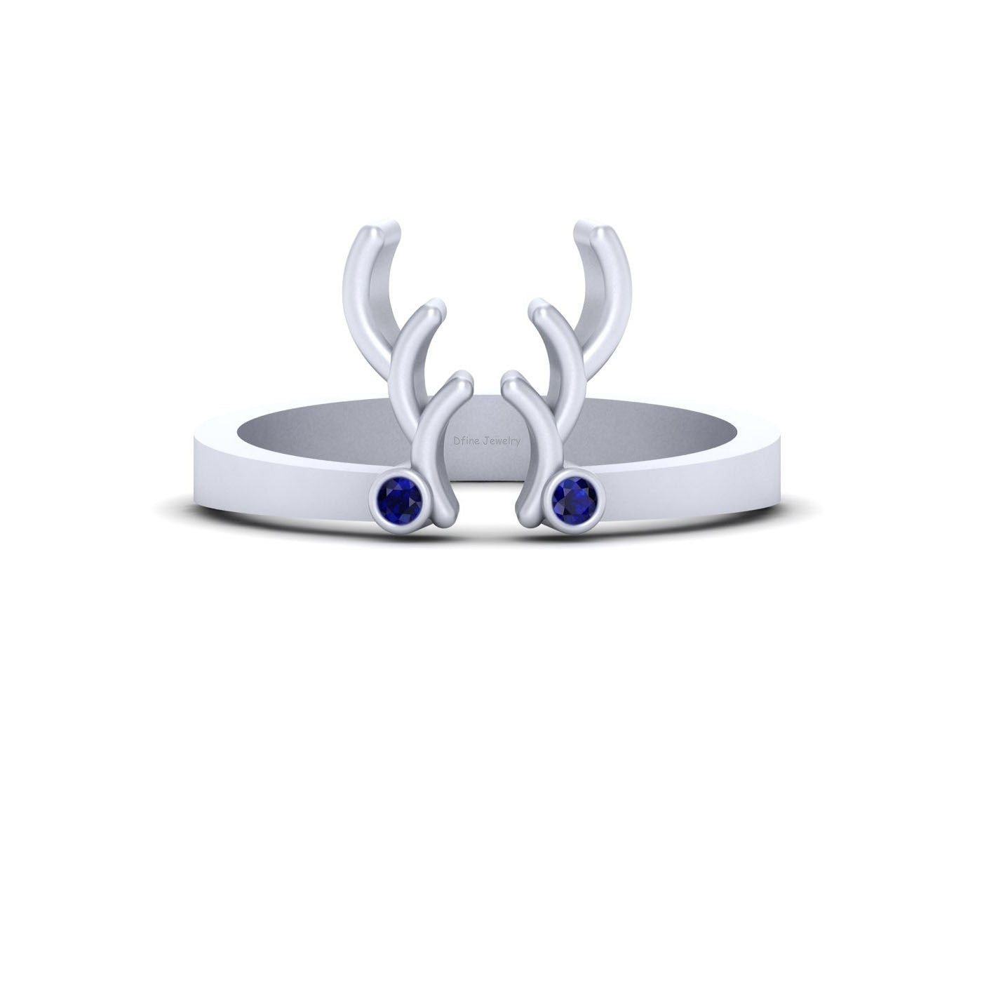 CHRISTMAS THEME ANTLER RING