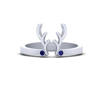 CHRISTMAS THEME ANTLER RING