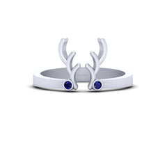 Christmas Theme Antler Ring Deer Antler Horn Ring Christmas Jewelry