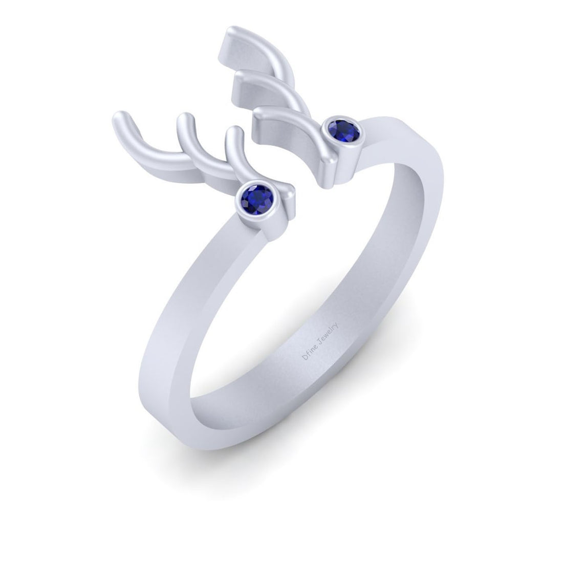 CHRISTMAS THEME ANTLER RING