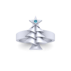 Religious Star Of Bethlehem Christmas Ring Xmas Jewelry