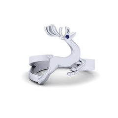 Antler Deer Reindeer Ring Christmas Reindeer Ring Christmas Gift