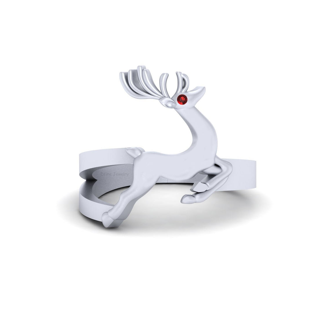 CHRISTMAS REINDEER RING