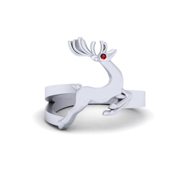 CHRISTMAS REINDEER RING