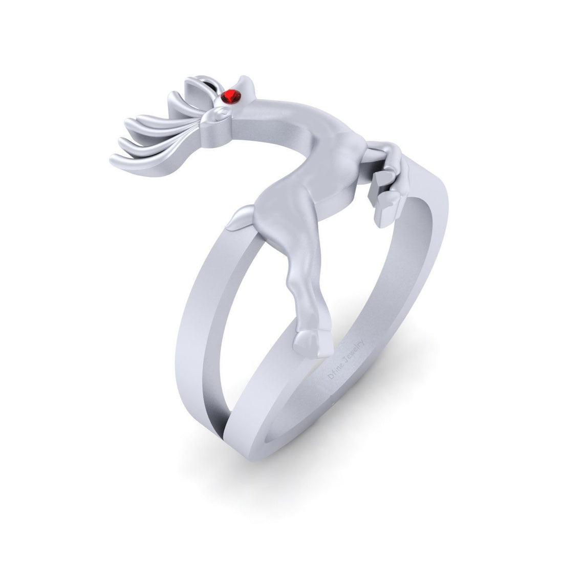 CHRISTMAS REINDEER RING