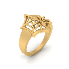 Symbol Of Mystery Spider Web Ring Gothic Wedding Ring