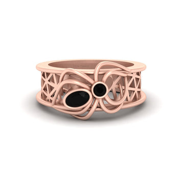 SPIDER WEB GOTHIC ENGAGEMENT RING