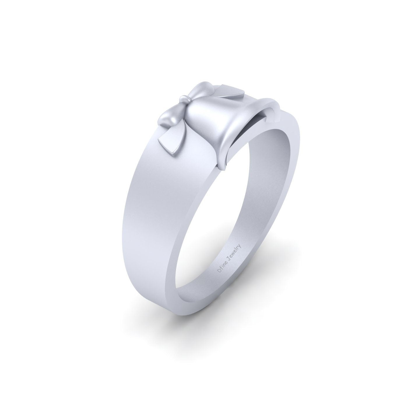 CHRISTMAS BELL RING SILVER