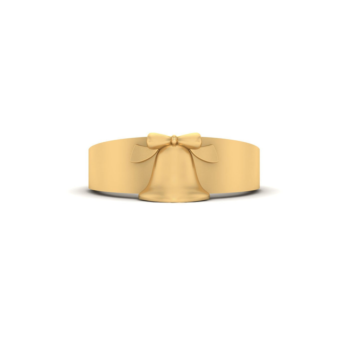 CHRISTMAS BELL RING SILVER