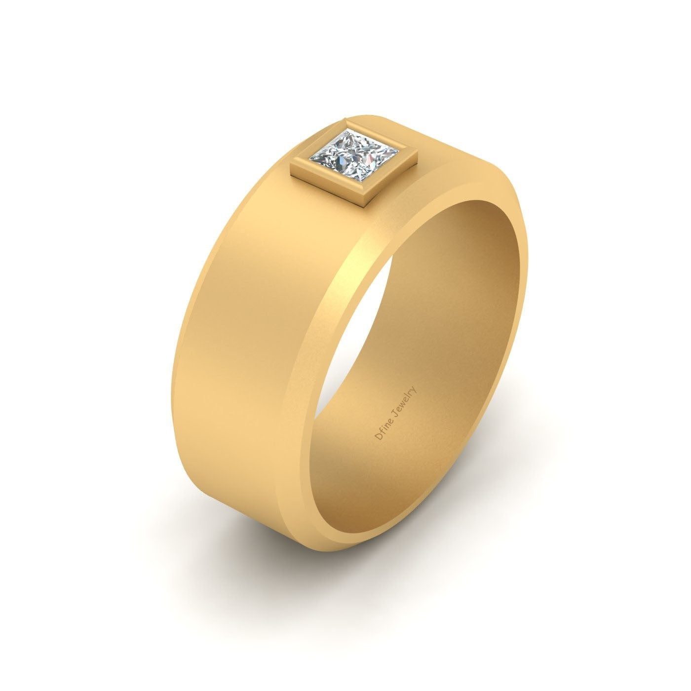 SOLITAIRE DIAMOND WEDDING BAND
