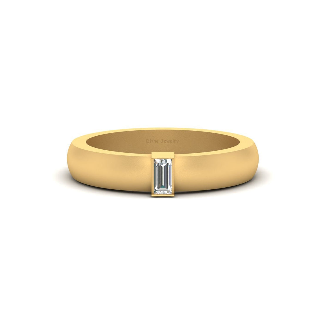 Baguette Diamond Wedding Band