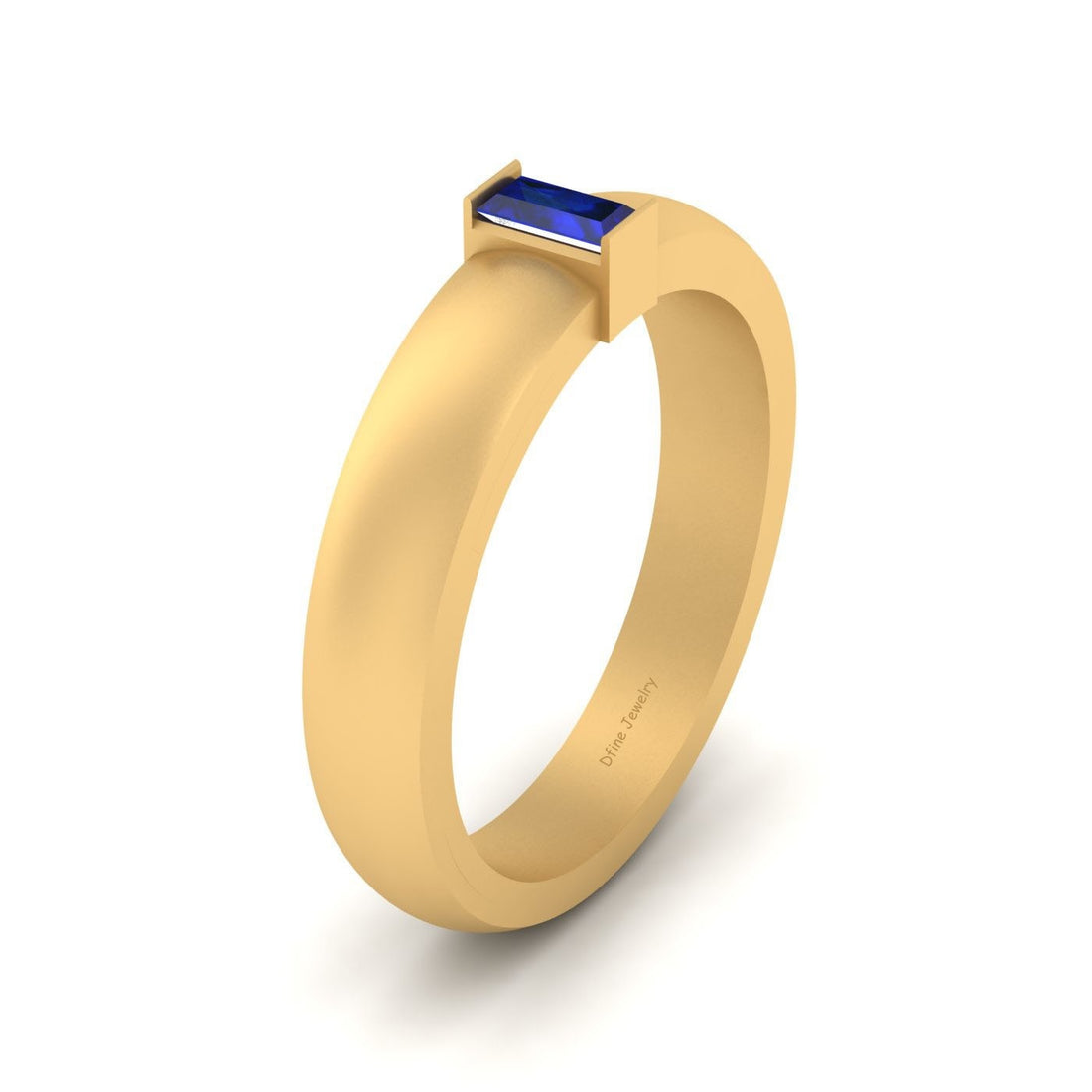BLUE SAPPHIRE WEDDING RING
