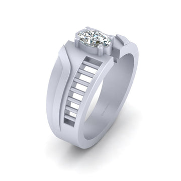 SOLITAIRE DIAMOND ANNIVERSARY RING