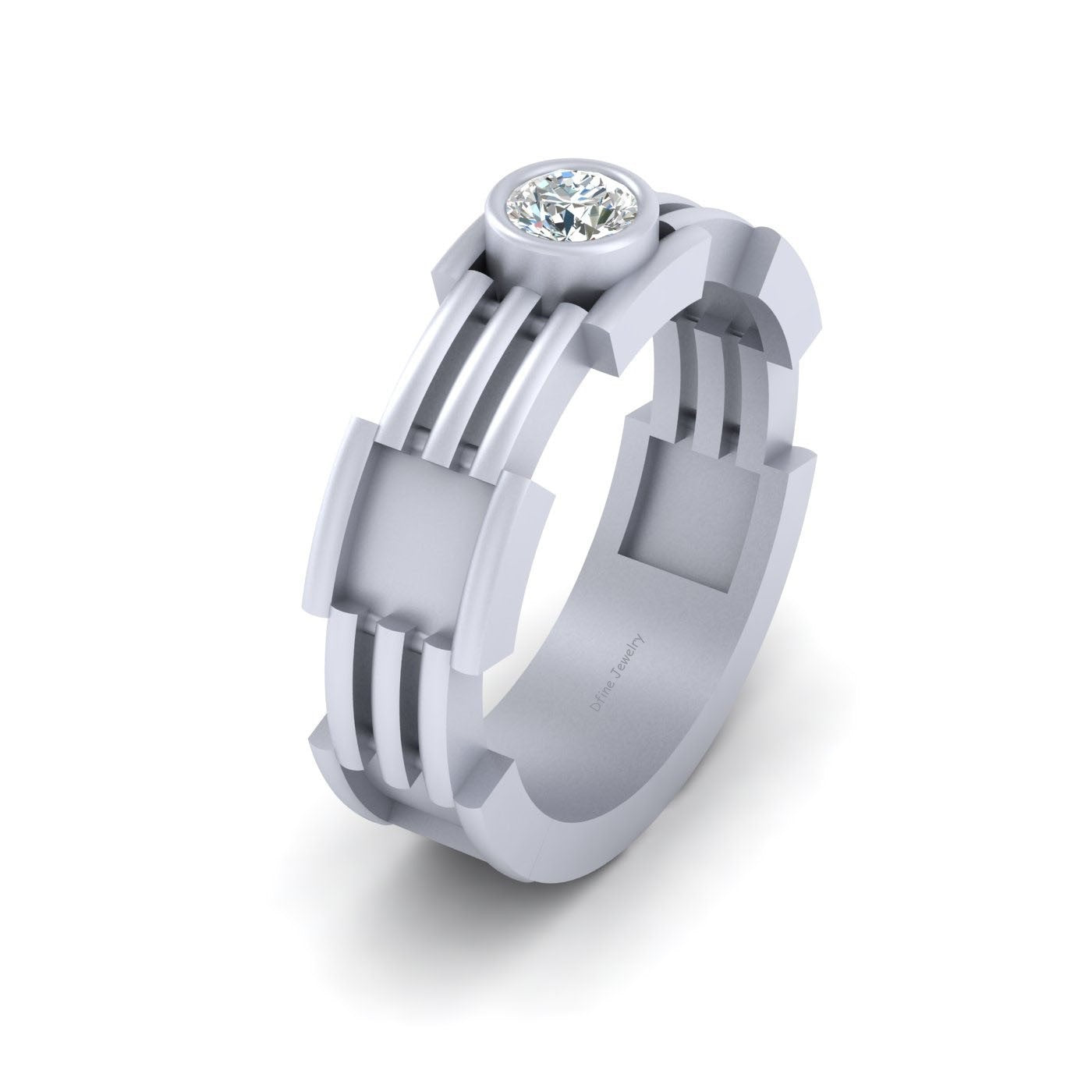 ROBOTIC STYLE WEDDING BAND