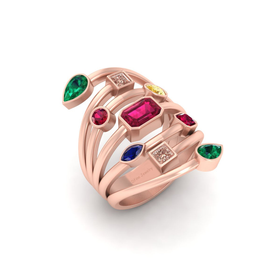 COCKTAIL ENGAGEMENT RING WOMEN