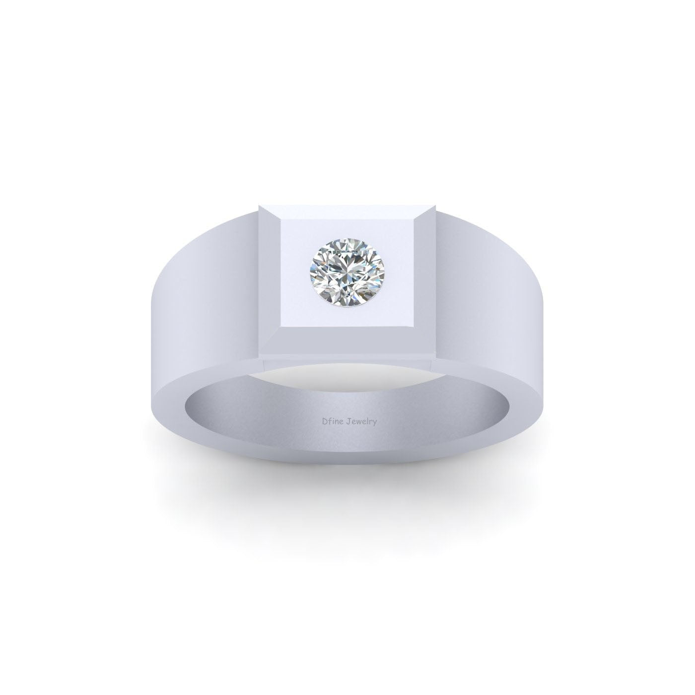 UNISEX DIAMOND WEDDING RING