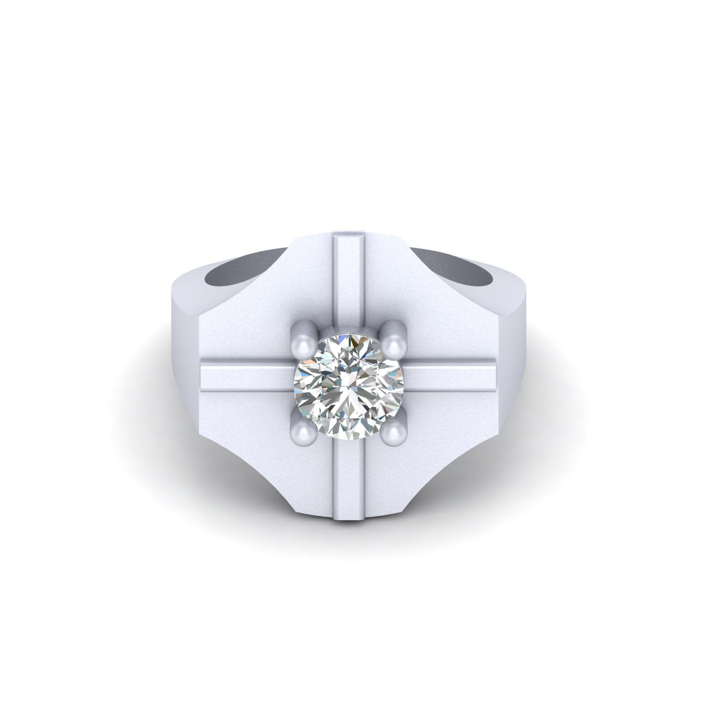 1.10CT MOISSANITE WEDDING RING