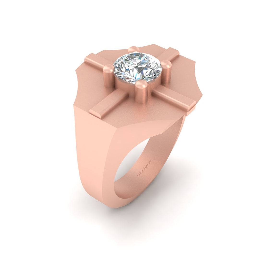 1.10CT MOISSANITE WEDDING RING