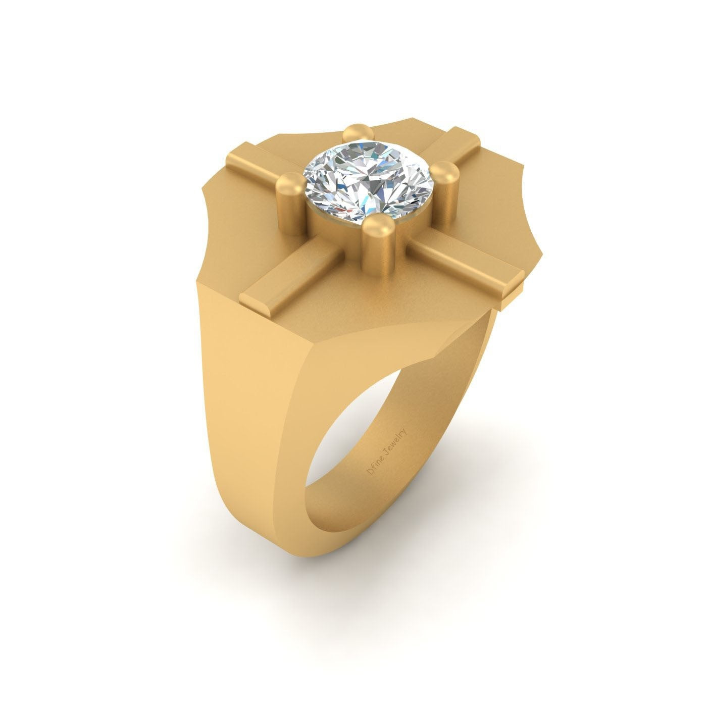 1.10CT MOISSANITE WEDDING RING