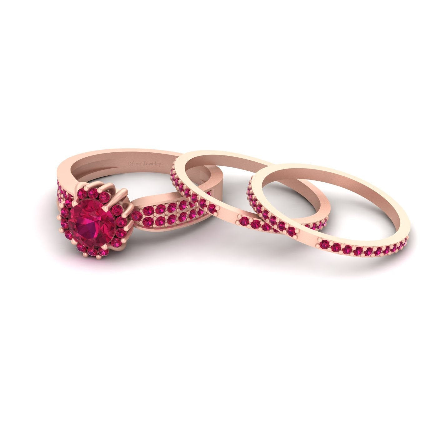 RUBY BRIDAL WEDDING SET