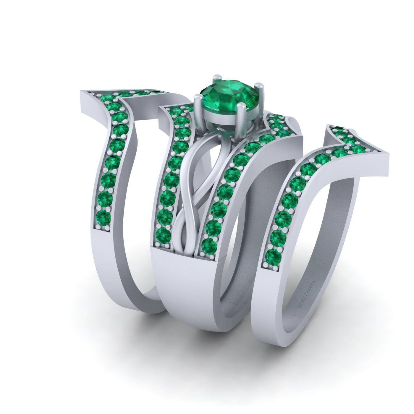 WHITE GOLD WEDDING RINGS