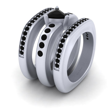 SQUIRCLE WEDDING BAND SET