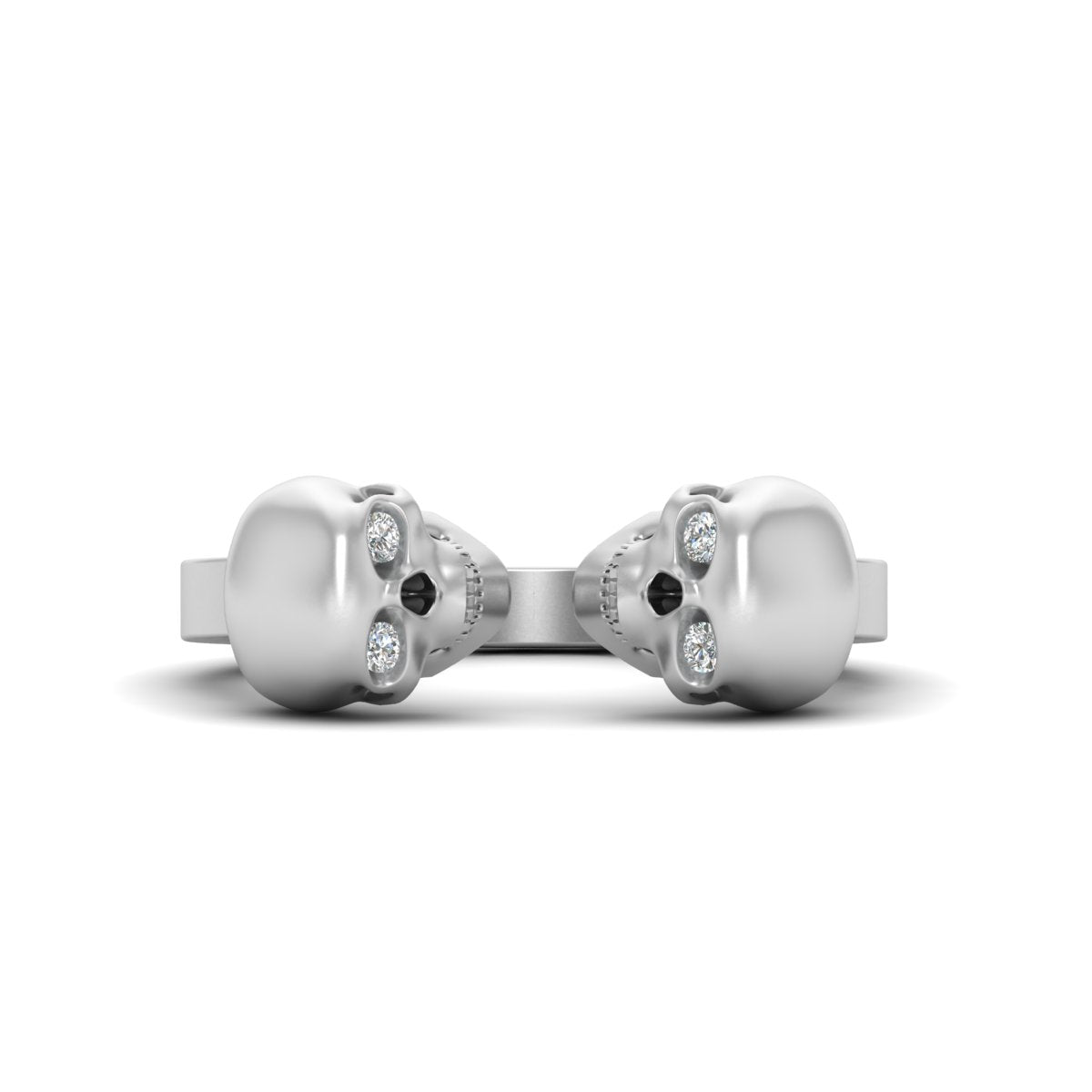 OPEN SKULL ENGAGEMENT RING