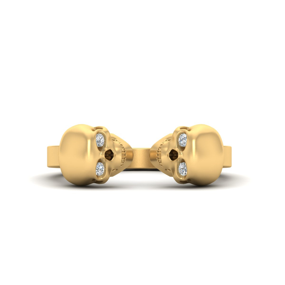 OPEN SKULL ENGAGEMENT RING