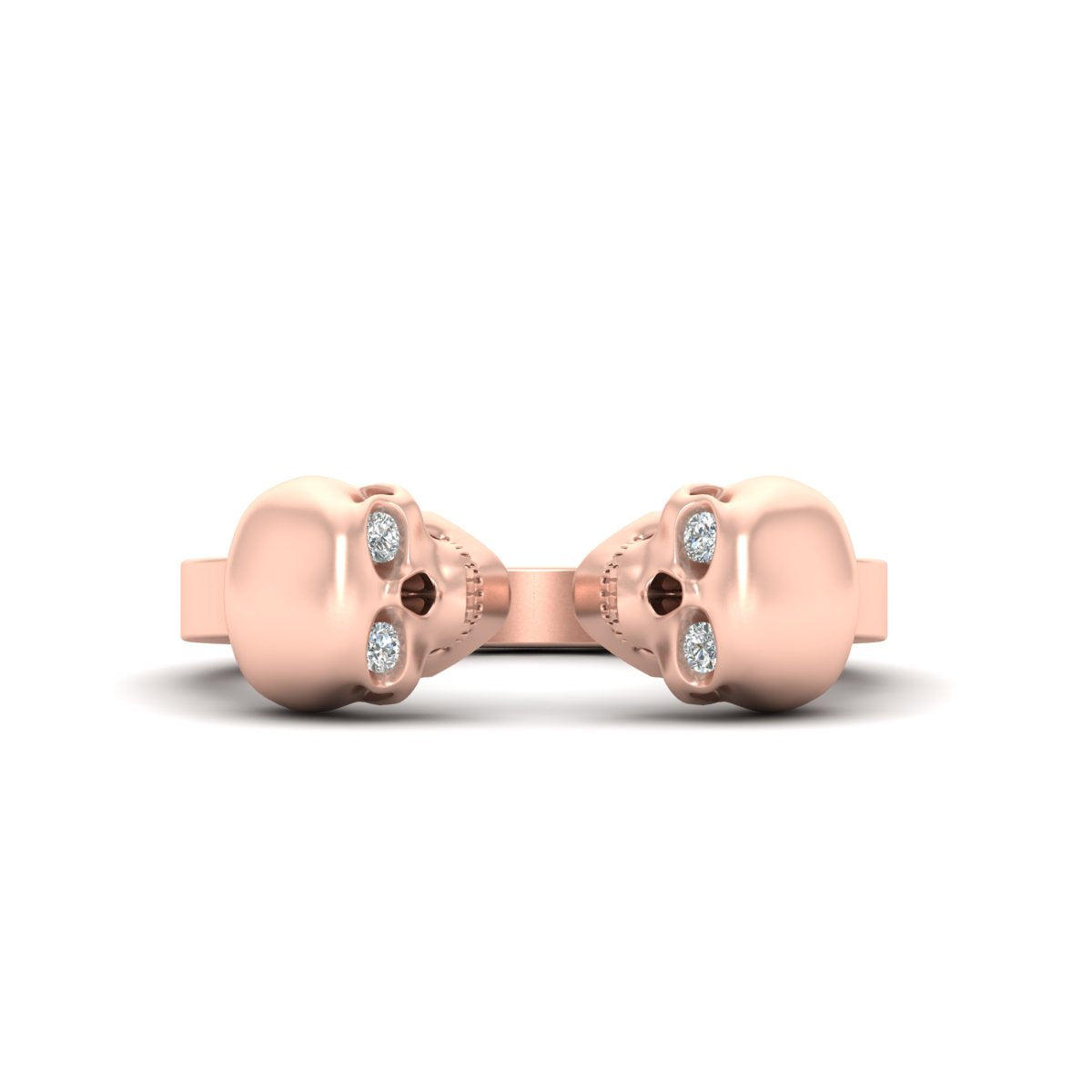 OPEN SKULL ENGAGEMENT RING
