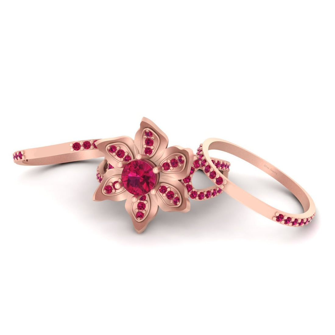 ART NOUVEAU ENGAGEMENT RING BANDS