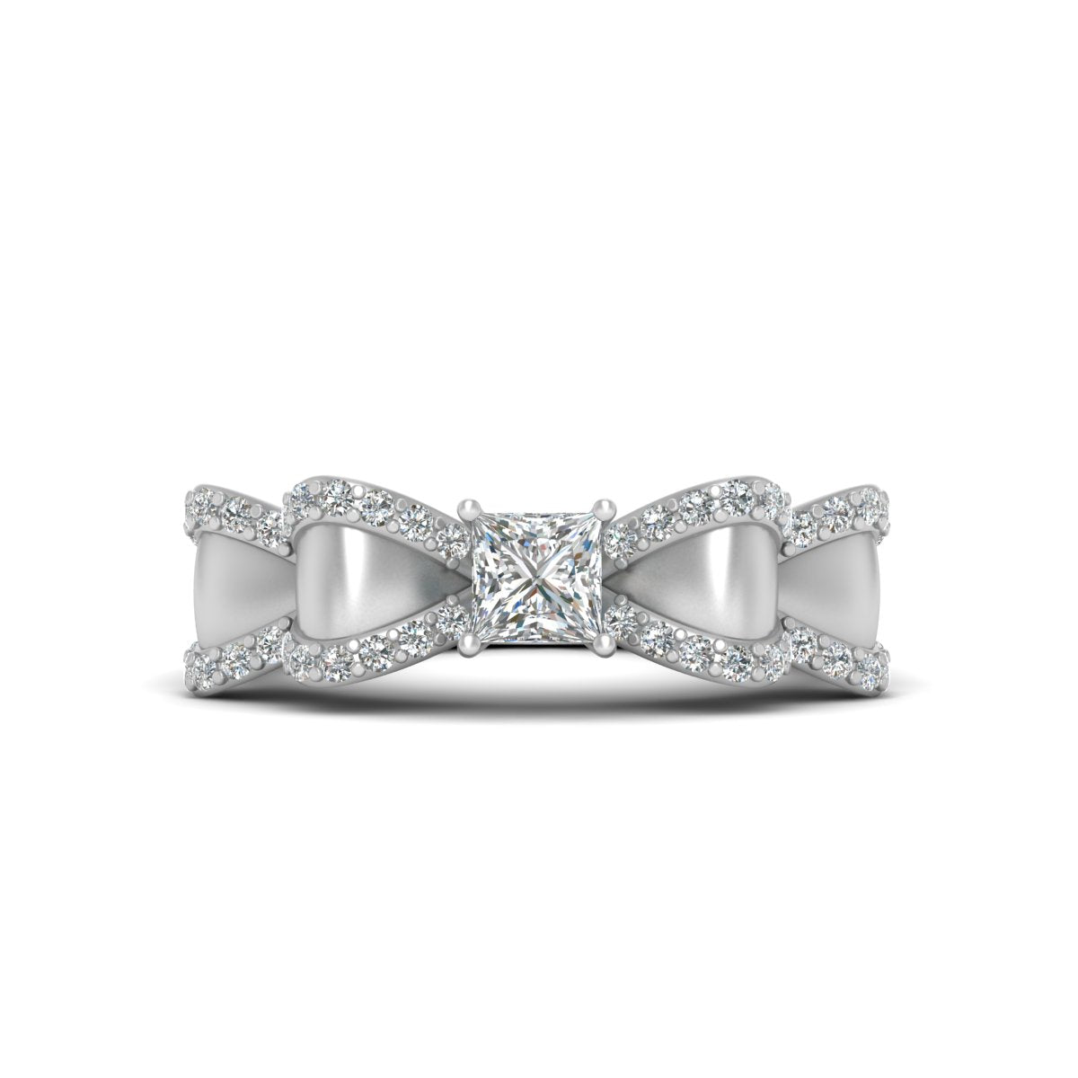 CLASSIC DIAMOND BOW RING
