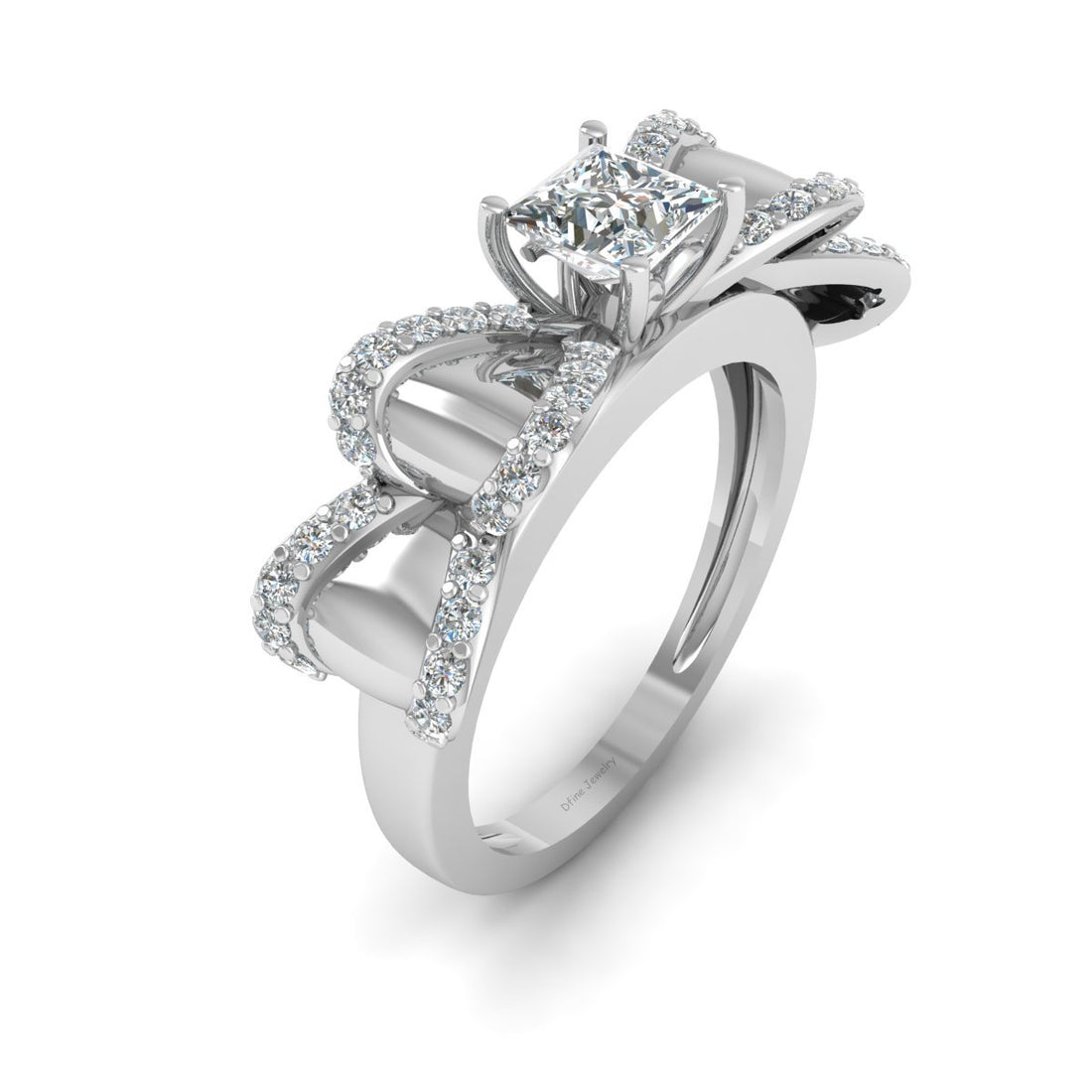 CLASSIC DIAMOND BOW RING