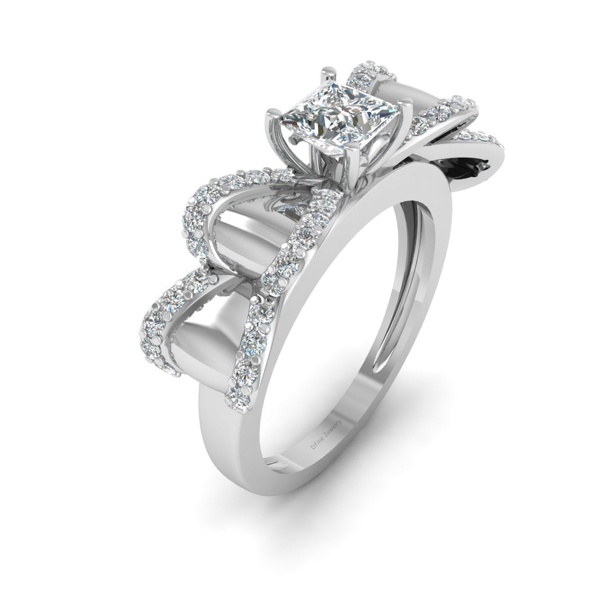 CLASSIC DIAMOND BOW RING