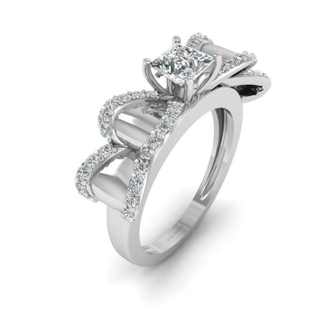 CLASSIC DIAMOND BOW RING