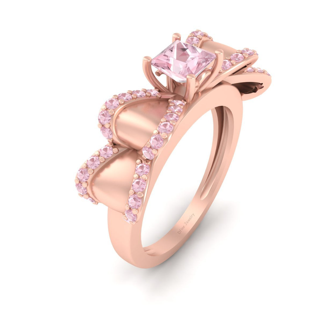 BOW ENGAGEMENT RING WOMEN