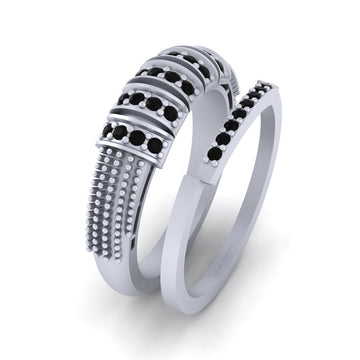 WHITE GOLD BRIDAL WEDDING SET