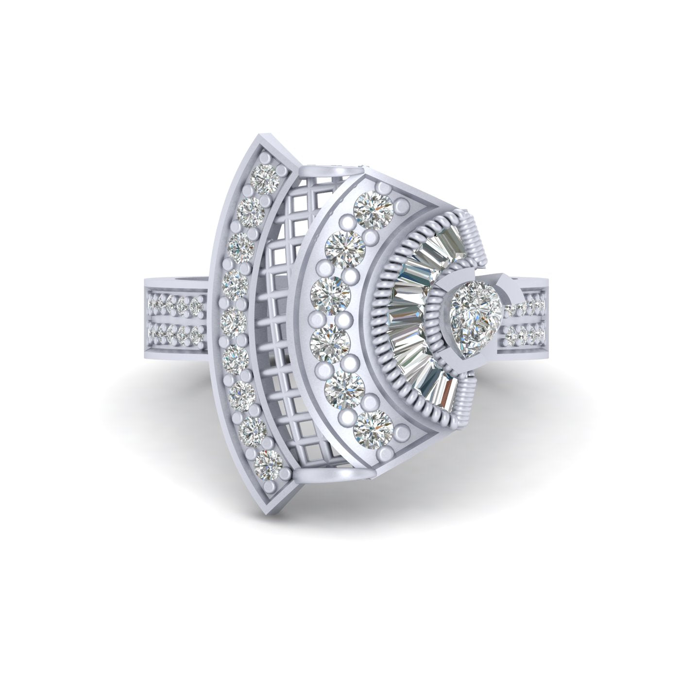 COCKTAIL DIAMOND ENGAGEMENT RING