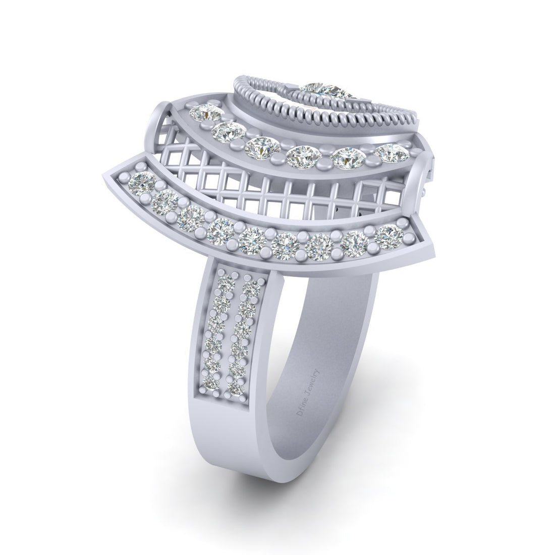 COCKTAIL DIAMOND ENGAGEMENT RING