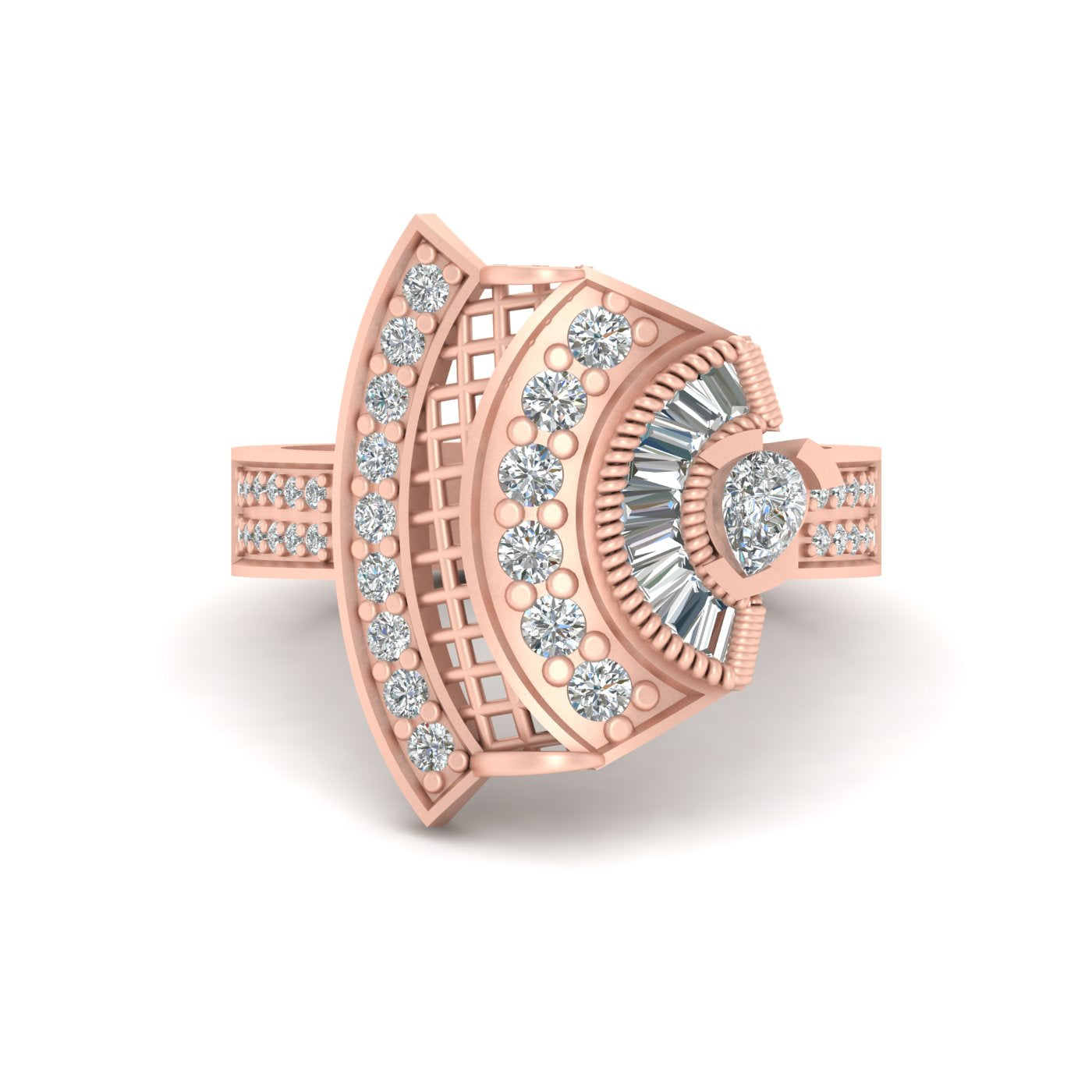 COCKTAIL DIAMOND ENGAGEMENT RING