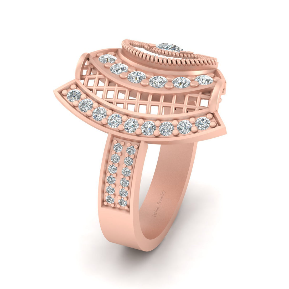 COCKTAIL DIAMOND ENGAGEMENT RING