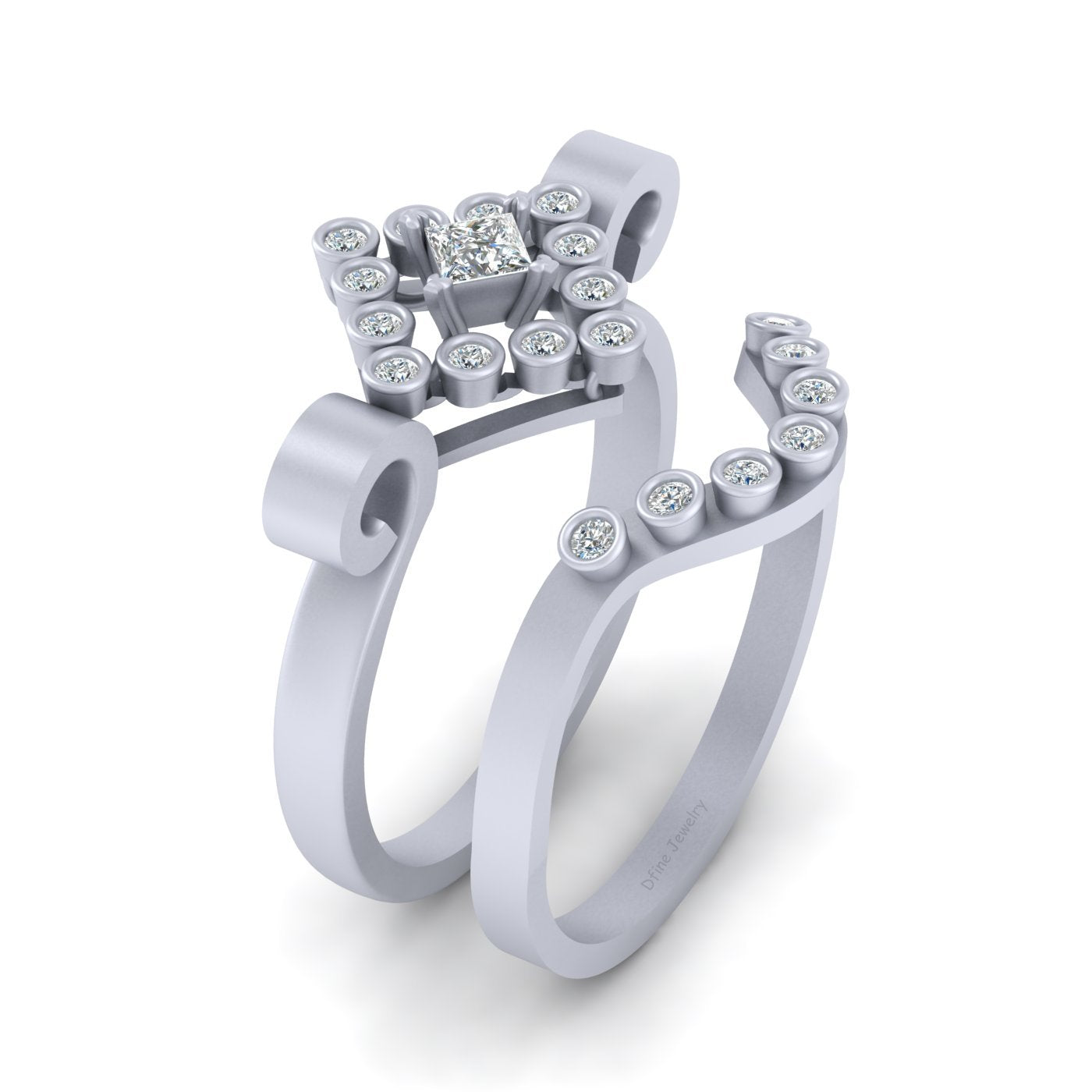 PRINCESS DIAMOND ENGAGEMENT RING
