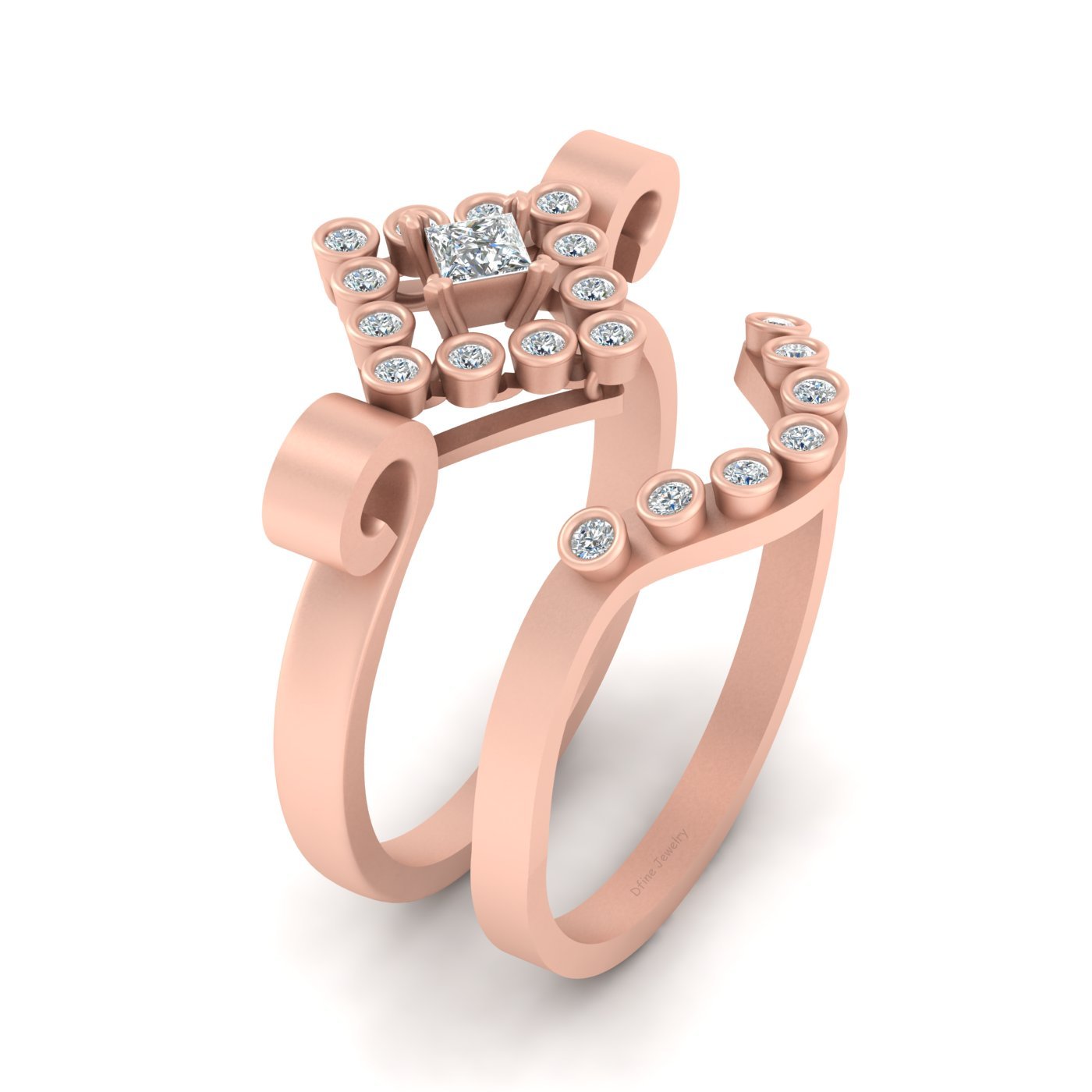 PRINCESS DIAMOND ENGAGEMENT RING