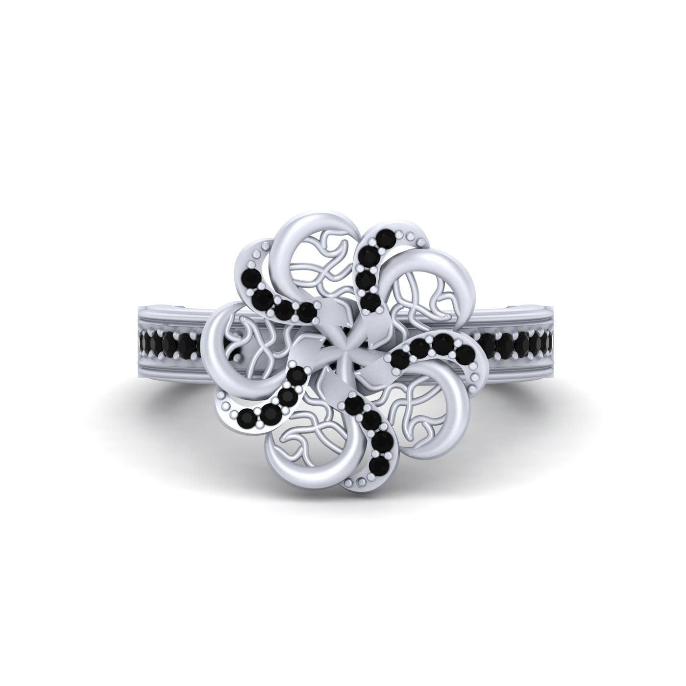 SPIRAL DESIGN WEDDING RING