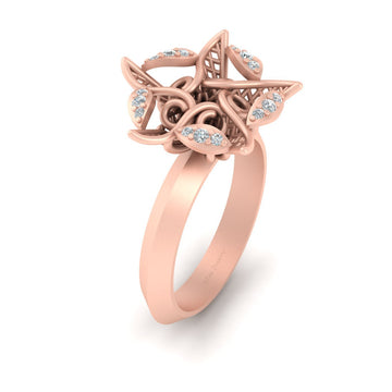 MESH STARFISH ENGAGEMENT RING