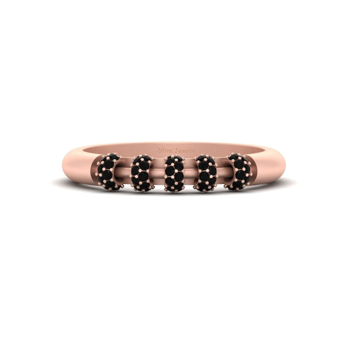 BLACK DIAMOND PROMISE RING FOR WOMEN