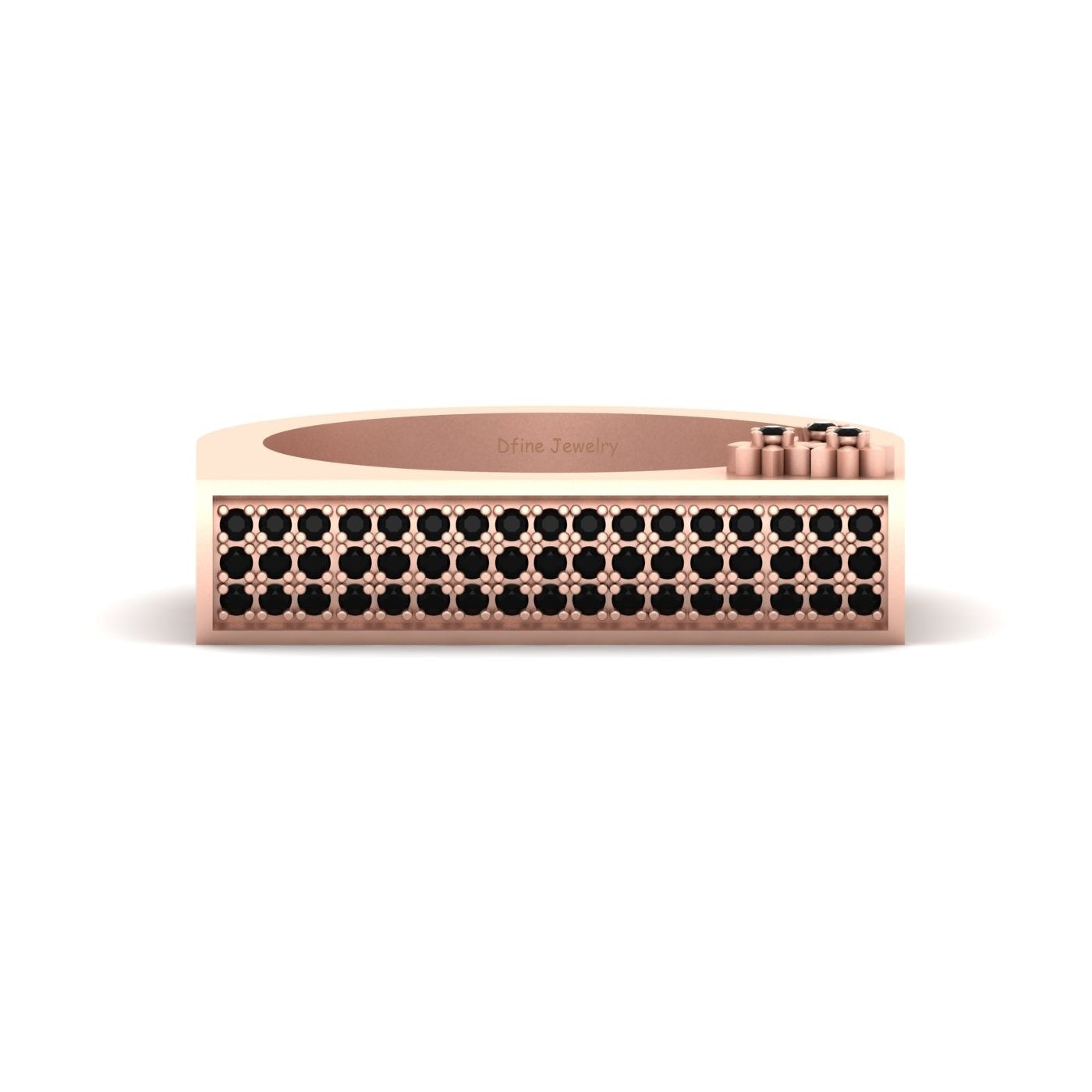 U SHAPED ENGAGEMENT BAND