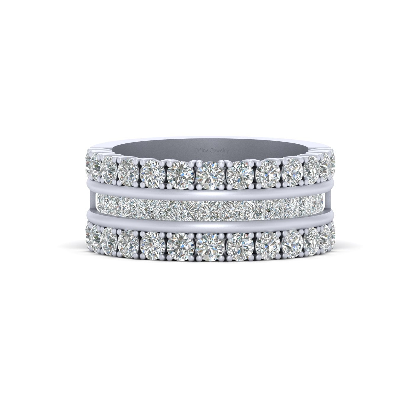 DIAMOND WEDDING BAND IN GOLD
