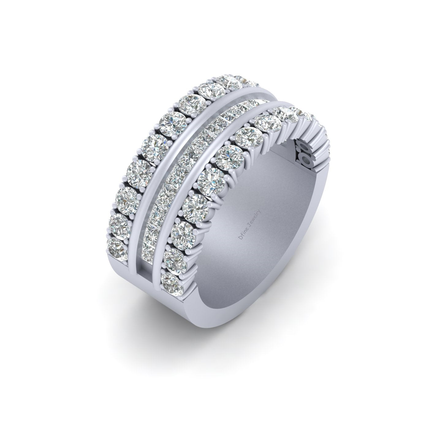 DIAMOND WEDDING BAND IN GOLD