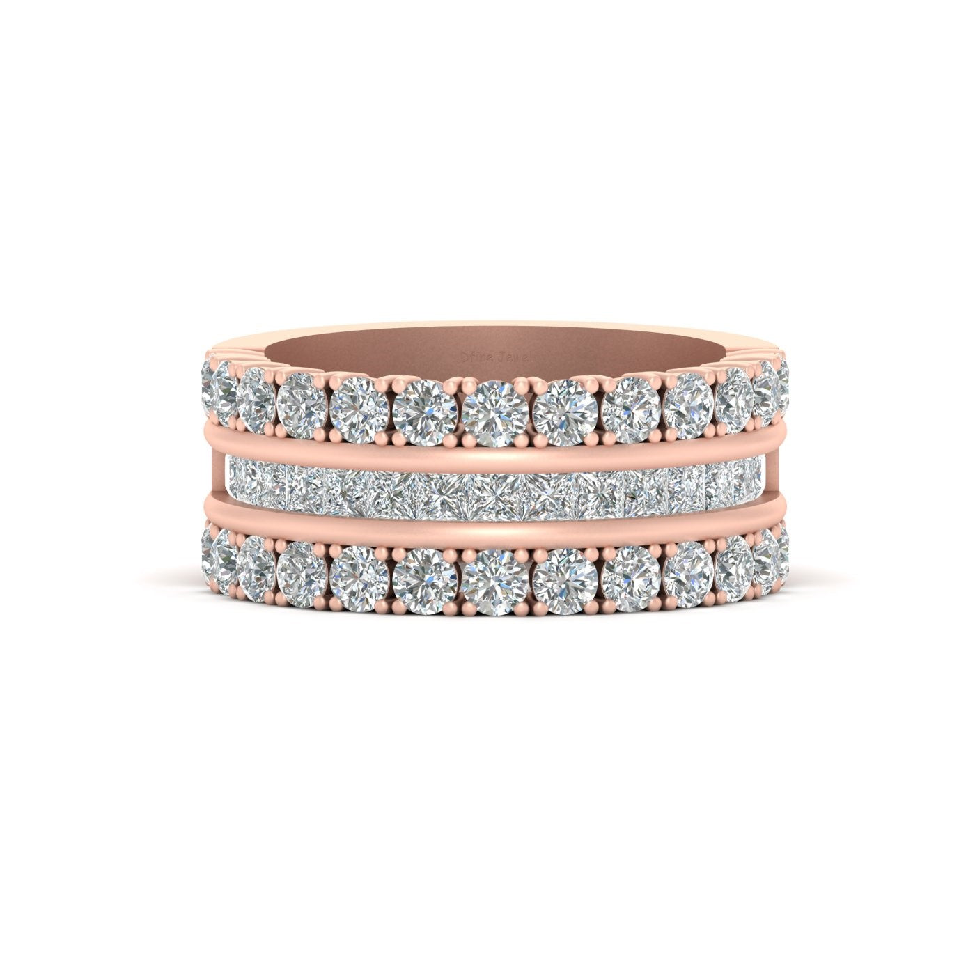 DIAMOND WEDDING BAND IN GOLD